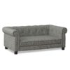 Modern Linen Fabric Elevated Pet Bed For Small And Medium Dogs - Light Gray - Image 10