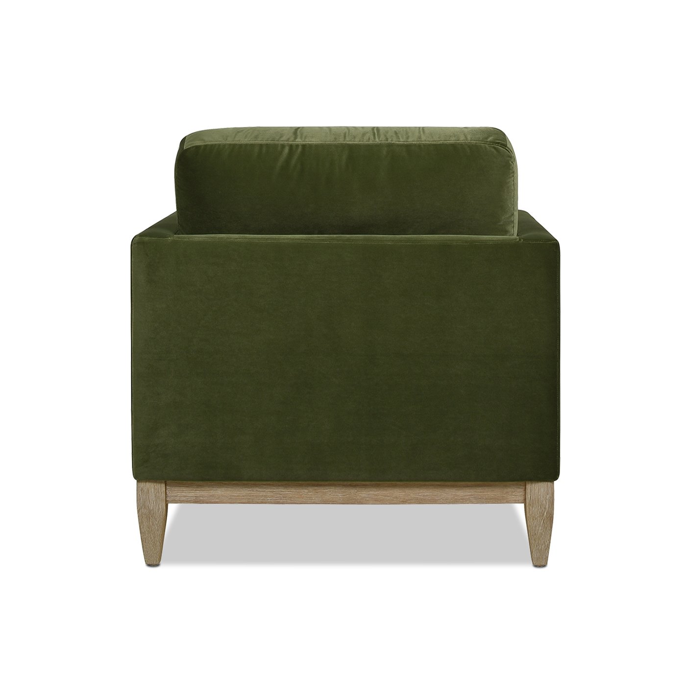 Knox - Modern Farmhouse Chaise Lounge Chair - Olive Green - Image 9