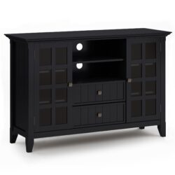 Acadian - Tall TV Media Stand - Black