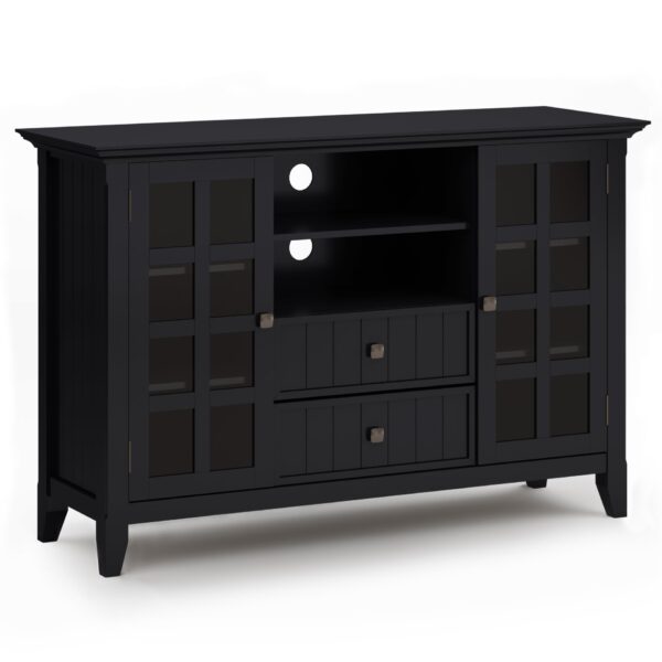 Acadian - Tall TV Media Stand - Black