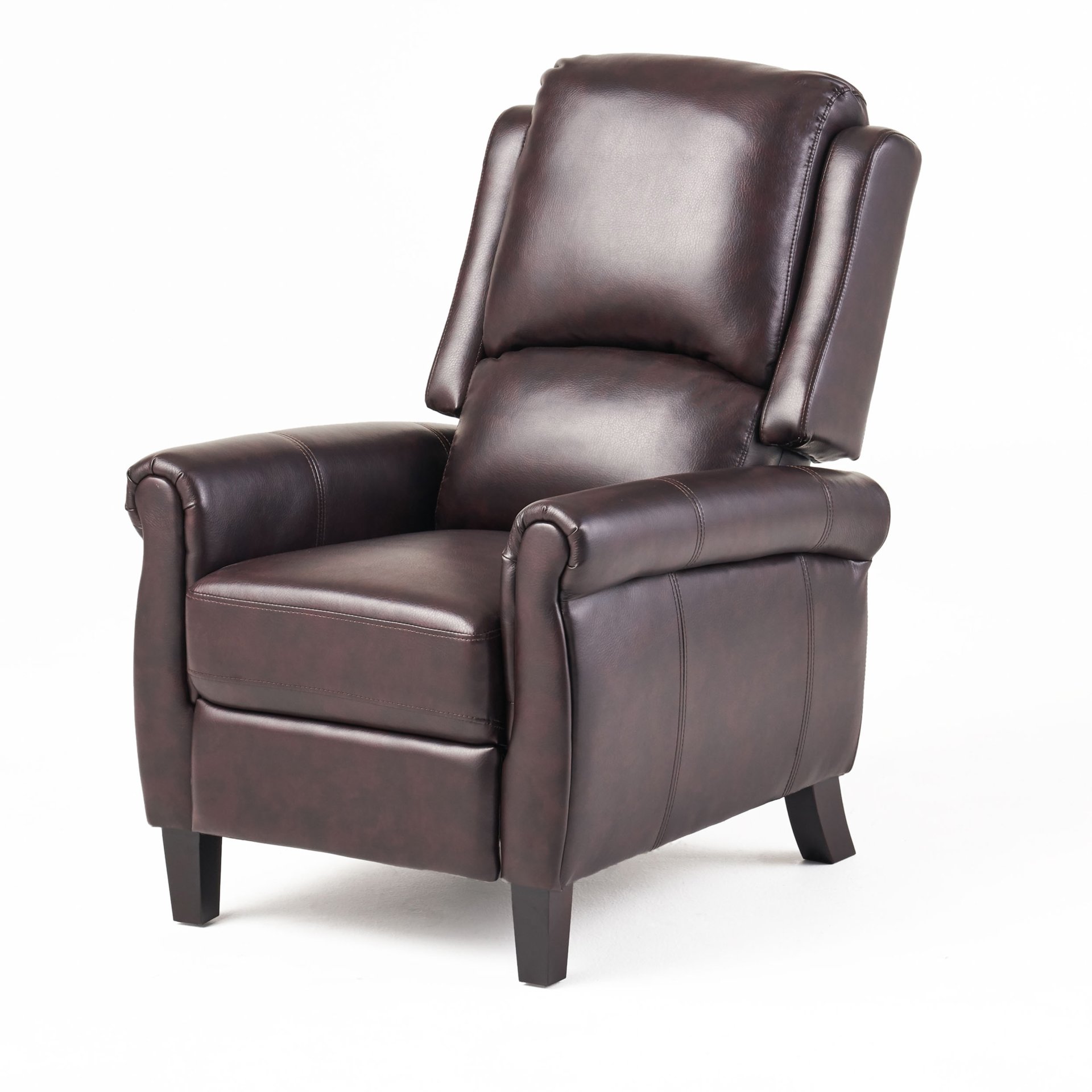 Memphis - Standard Recliner Club Chair - Burgundy - Image 7