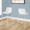 Office Chair, Bar Height, Standing, Computer Desk, Contemporary & Modern - White - Image 12