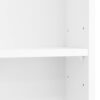 Hall Tree With Integrated Shoe Cabinet And Mirrored Cabinet Door, Coat Hanger, Entryway Bench, 4 In 1 Design, 2 Flip Drawers, 4 Hooks And 2 Cabinets For Entrance, Living Room - White - Image 15