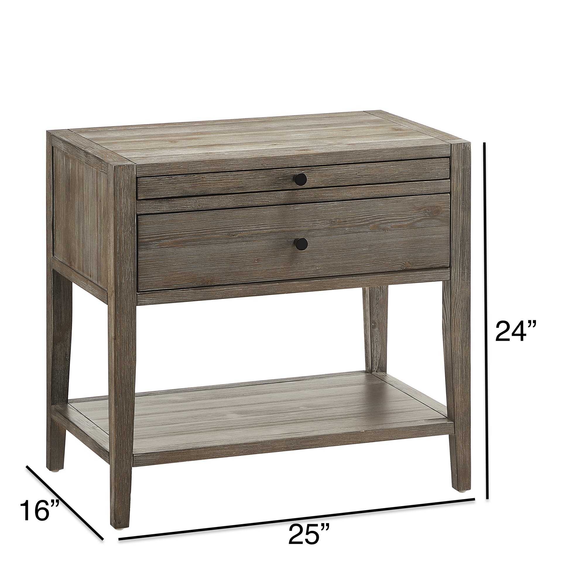 Sunveil - 1 Drawer Nightstand With Features - Gray - Image 3