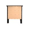 3 Drawer Nightstand - Black - Image 2