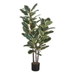 47" Tall, Artificial Plant, Oak Tree, Indoor, Faux, Fake, Floor, Greenery, Potted, Real Touch, Decorative - Green / Black