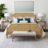 Lily Pond - Queen Platform Bed Toasted - Natural - Image 2