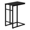 Accent Table, C - Shaped, Modern, Versatile Use - Black - Image 4