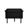 Lift Top Coffee Table With 2 Drawers, Multi Functional Adjustable Coffee Table With Hidden Storage Compartment For Living Room - Black - Image 13