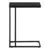 Accent Table, C - Shaped, Contemporary & Versatile Use - Black - Image 4