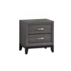 Glasgow - Nightstand With English Dovetail Drawers - Gray - Image 4