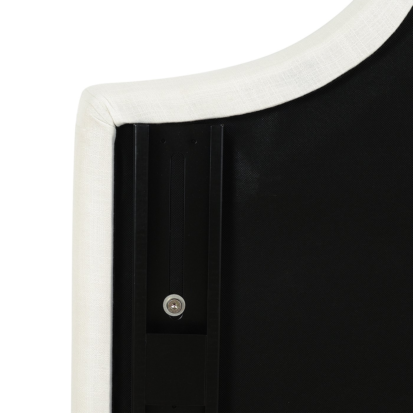 Catherine - Upholstered King Headboard - Antique White - Image 3