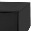 Modern High Glossy Rectangle Coffee Table, Accent Furniture With 16 Color LED Lights For Living Room - Black - Image 9