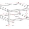 Skyler - Square Coffee Table - Natural - Image 9
