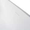 68.9" Freestanding Solid Surface Soaking Bathtub For Bathroom - Matte White - Image 9