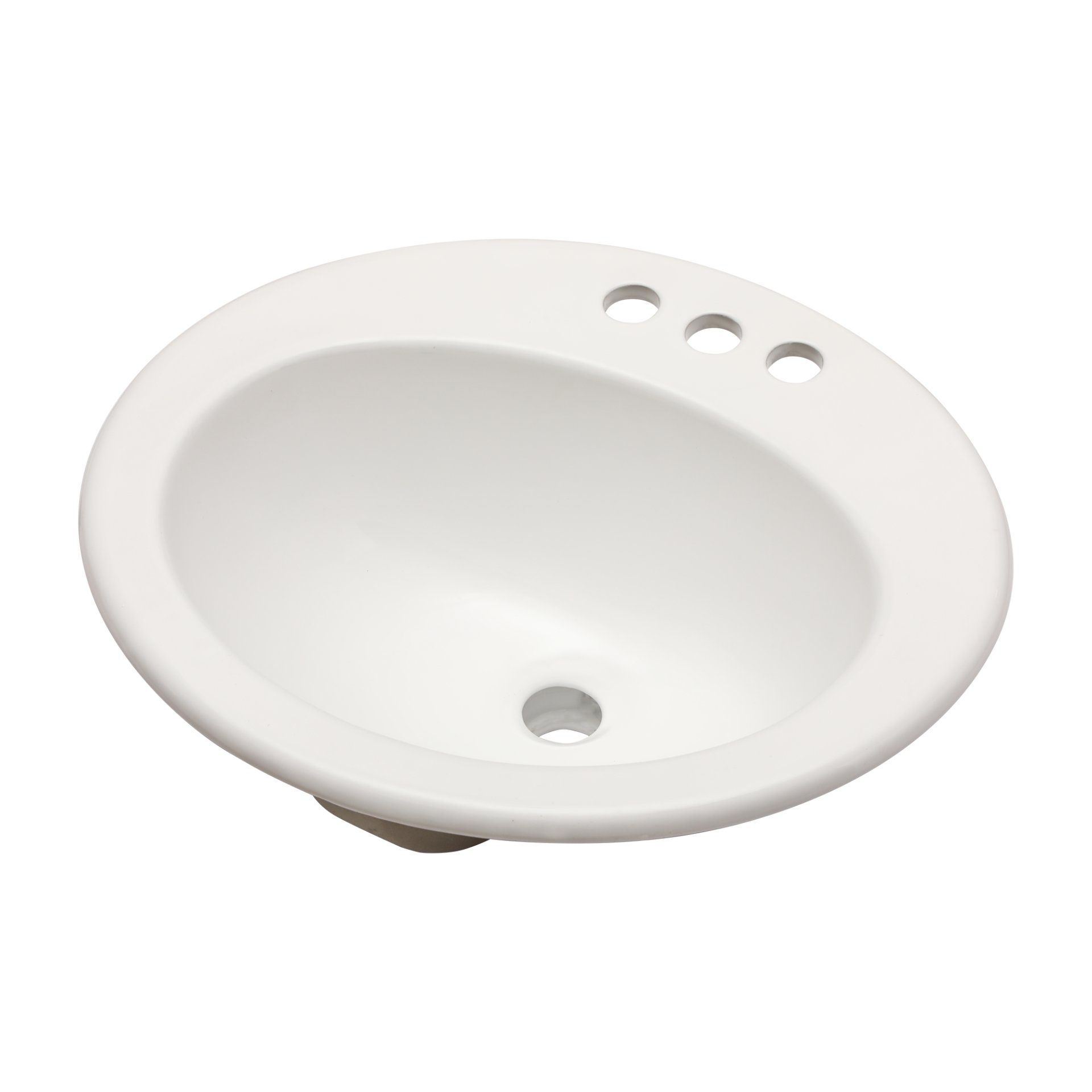 20 X 18" Modern Ceramic Oval Undermount Bathroom Sink With 3 Faucet Holes - White - Image 9