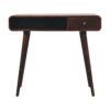 Curved Writing Desk - Walnut - Image 2