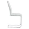 Modern Dining Chairs With Padded Seat Metal Legs (Set of 8) - White - Image 10