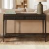 Fluted - 2 Drawer Storage Console Table - Brown - Image 7