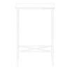 Accent Side Table, Narrow, Small, 2 Tier, Contemporary & Modern - White - Image 2