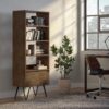 Chase - Tall Bookcase - Rustic Natural Aged Brown - Image 10