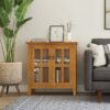 Artisan - Low Storage Cabinet - Honey Brown - Image 8
