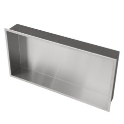25" X 13" Shower Niche, Durable And Rust Resistant - Brushed Nickel