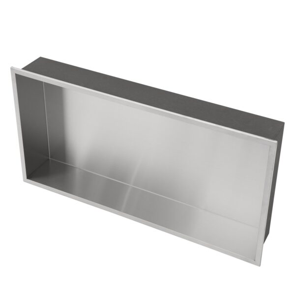 25" X 13" Shower Niche, Durable And Rust Resistant - Brushed Nickel
