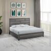 Glasgow - Queen Bed Frame With Headboard - Gray - Image 2