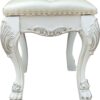 Dresden II - Vanity Stool - Bone White - Image 2