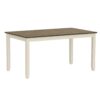 Radiant - 6 Piece Dining Table Set - Brown / White - Image 4