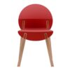 4 Piece Set Of Single Chairs With A Design Combining Modern And Traditional Elements, Durable And Comfortable - Crimson - Image 7