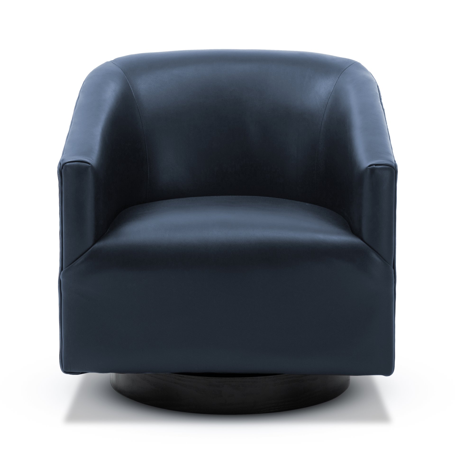 Garland - Upholstered Swivel Chair - Blue - Image 4