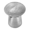 Drum Accent Side Table, Durable Construction, Contemporary & Modern - Chrome - Image 2