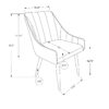 Dining Chair, Side Upholstered For Dining Room, Contemporary And Modern (Set of 2) - Black - Image 12