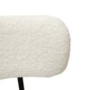 Mid Century Modern White Dining Chair (Set of 2) With Curved Backrest And Metal Legs - White / Black - Image 11