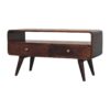 Curved Media Unit - Walnut - Image 3