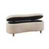 Bailey - Flip Top Storage Bench - Taupe - Image 4