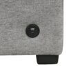 Modern U Shaped Sectional Sofa Convertible Pull Out Sofa Bed With USB Ports And Cup Holders Chenille - Gray - Image 11