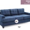 Sandridge - Sofa - Navy Blue - Image 5