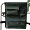 Padded Folding Outdoor Chair With Side Table And Storage Pockets, Lightweight Oversized Directors Chair For Indoor, Outdoor Camping, Picnics And Fishing (Set of 2) - Green - Image 12