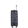 Expandable 3 Piece Luggage Sets Pc Lightweight & Durable Suitcase With Two Hooks, Spinner Wheels, Tsa Lock, (21/25/29) - Black - Image 14