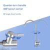 Modern Design, Lead Free Drinking Water Faucet - Brushed Nickel - Image 6