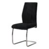 Dining Chair, Side, Upholstered For Dining Room, Contemporary (Set of 2) - Black - Image 2