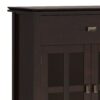 Artisan - Large 4 Door Sideboard Buffet - Dark Chestnut Brown - Image 3