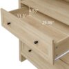 Arched Kitchen Pantry, Modern Farmhouse Wood Kitchen Storage Cabinets, Arched Storage Display Cabinet With Adjustable Shelves, Versatile Cupboard For Kitchen, Dining Room, Living Room - Natural - Image 7