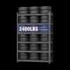 Garage Storage Rack, 6 Story Shelves, Adjustable Partition Storage Unit, Supermarket, Home, Basement Storage Rack - Black - Image 5