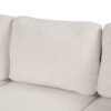 Chenille Sectional Sofa Convertible Pull Out Bed With Storage Ottoman & USB Ports - Beige - Image 17