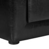 Nightstand, Storage Drawer, Upholstered, Transitional - Black - Image 8