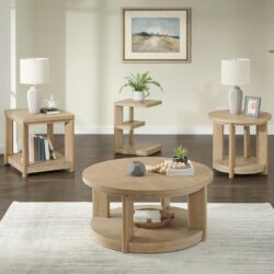 Clove - Chairside Table - Tan